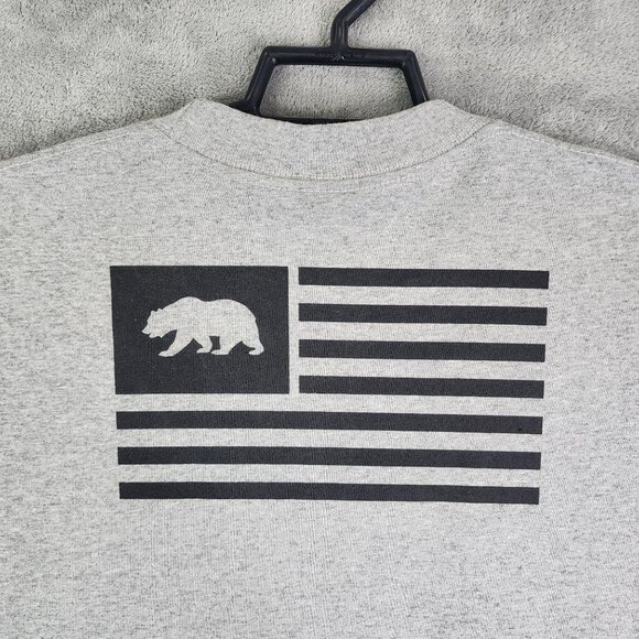 Men's Gray Pro Club Heavy Weight California Graphic Shirt Short Sleeve Size XL - Picture 7 of 10